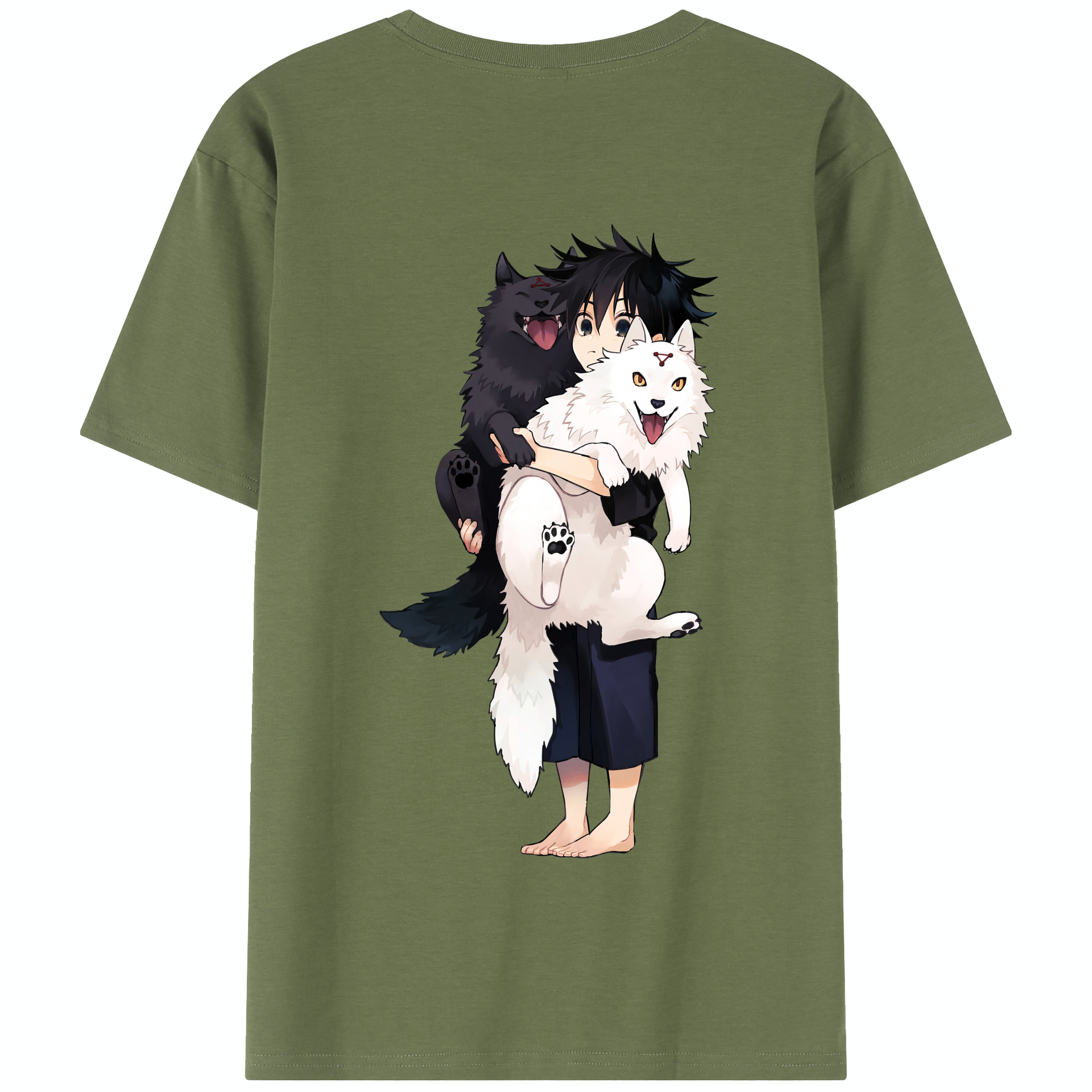 （画像用） 呪術廻戦 Jujutsu Kaisen 綿100％半袖Tシャツ（背面プリント）